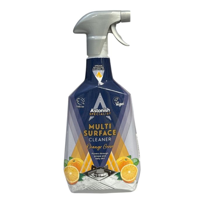 Універсальний очисник для кухні і різних твердих поверхонь Astonish Orange Multi-surface cleaner з олією апельсина 750мл