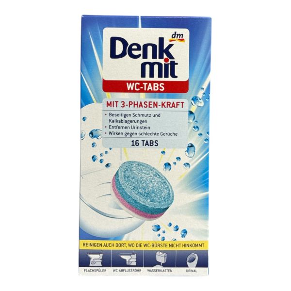 Таблетки для чищення унітазів Denkmit 16 шт