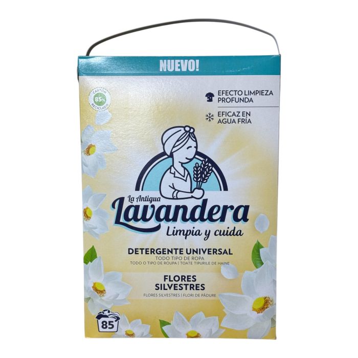 Пральний порошок La Antigua Lavandera Universal white flowers, 4.675 кг, 85 прань