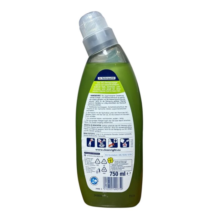 Чистячий засіб для туалету Denkmit Nature 750ml