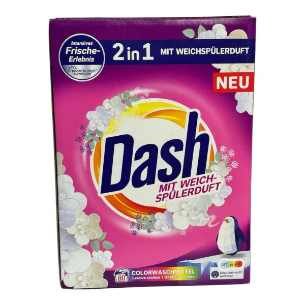 Пральний порошок Dash 2in1 Colorwaschmittel 4.8 кг 80 циклів прання