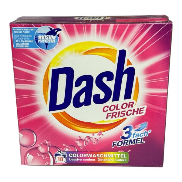 Dash сипучий порошок для прання кольорових речей Color Frische, 18 WA - 1,17 kg