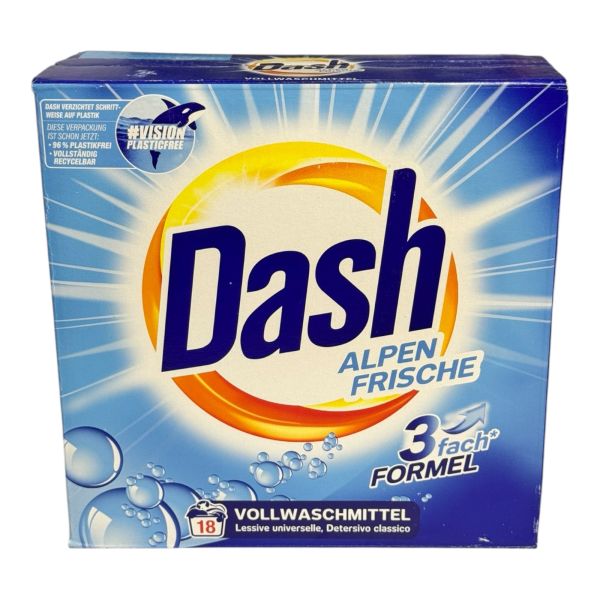 Порошок для прання універсальний Dash Alpen Frische  1.17 кг 18 прань