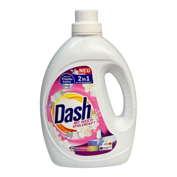 Dash ColorWaschmittel 2 in 1 Гель для прання кольорових речей 50прань- 2,25 л