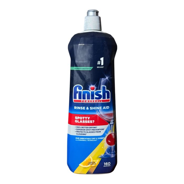 Ополіскувач для посудомийних машин FINISH Rinse&Shine Aid lemon sparkle 800 мл