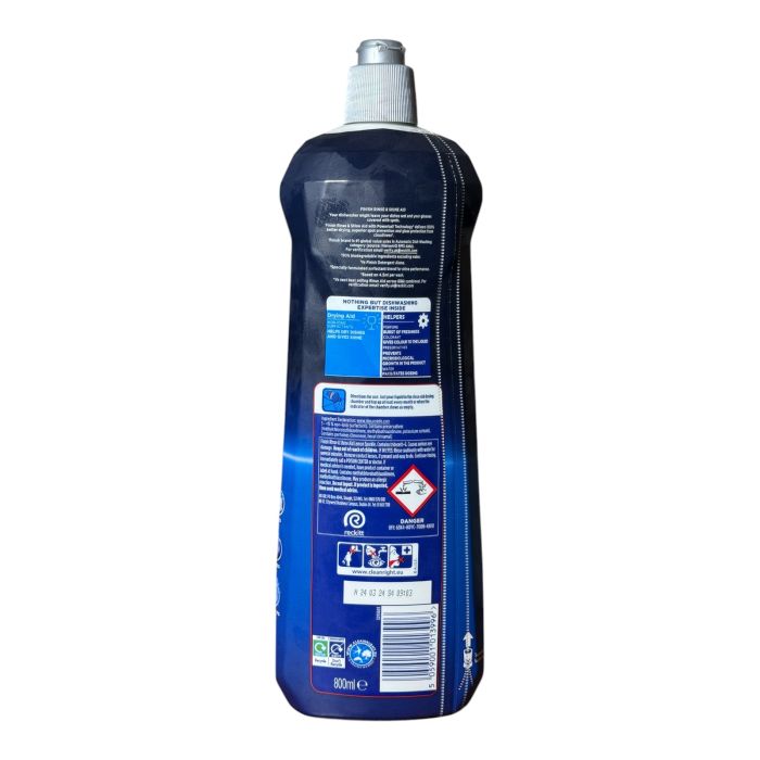 Ополіскувач для посудомийних машин FINISH Rinse&Shine Aid lemon sparkle 800 мл