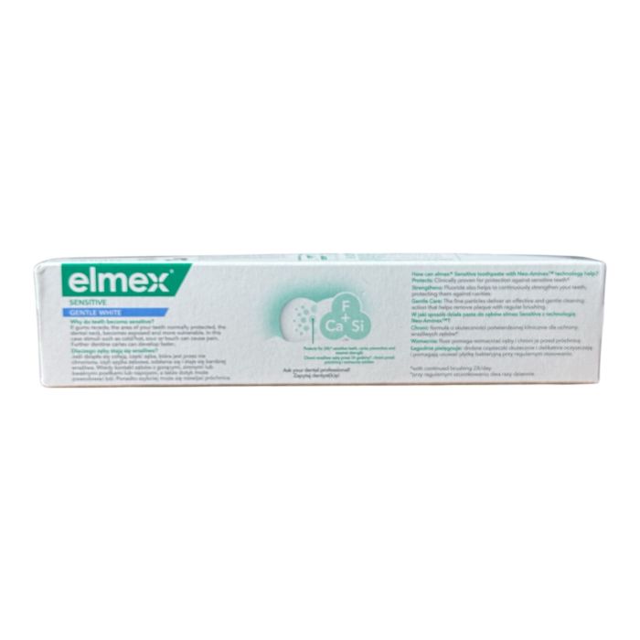 Зубна паста  Elmex sensitive 75 ml відбілююча для чутливих зубів.