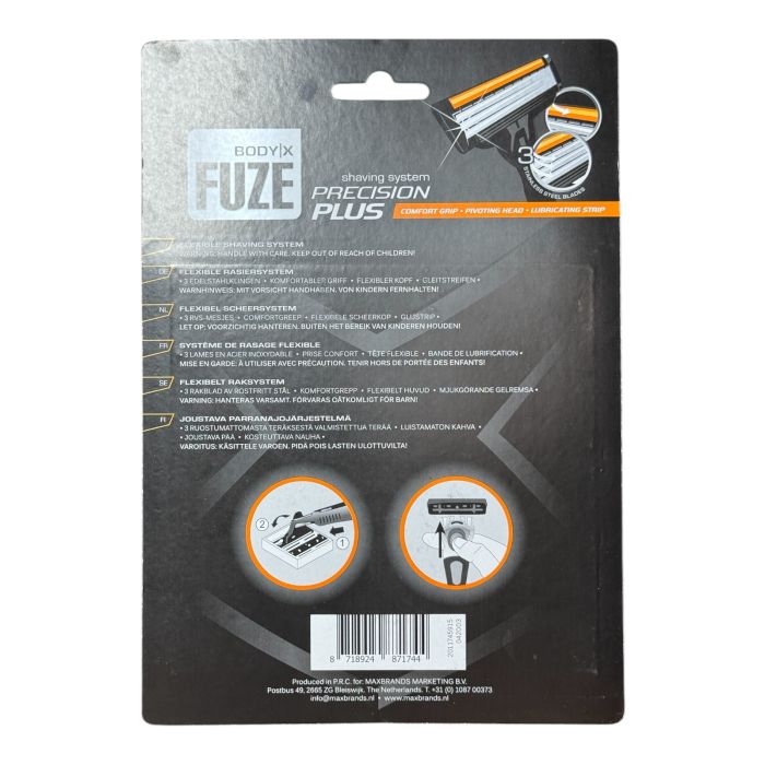 Станки для гоління Body-X Fuze XXL Pack, 21 касета