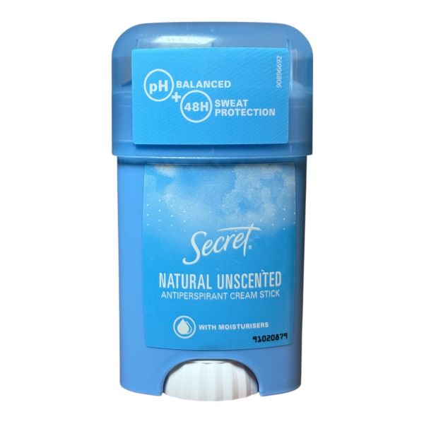 Кремовий антиперспiрант Secret Natural 40мл