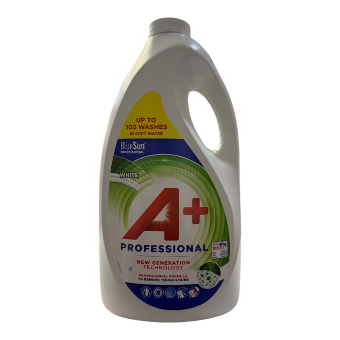 Гель для прання A+ Professional White для білої білизни, 4.620 л (102 прань)