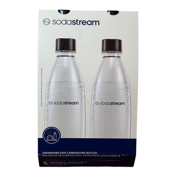 ПЛЯШКИ ДЛЯ ВОДИ SODASTREAM FUSE 1Л - ЧОРНІ ДВІ Бутилки