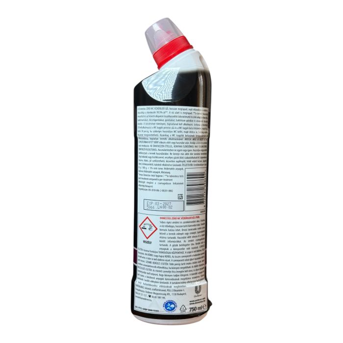 Засіб для видалення вапняного нальоту Domestos ZERO Пінк, 750 мл
