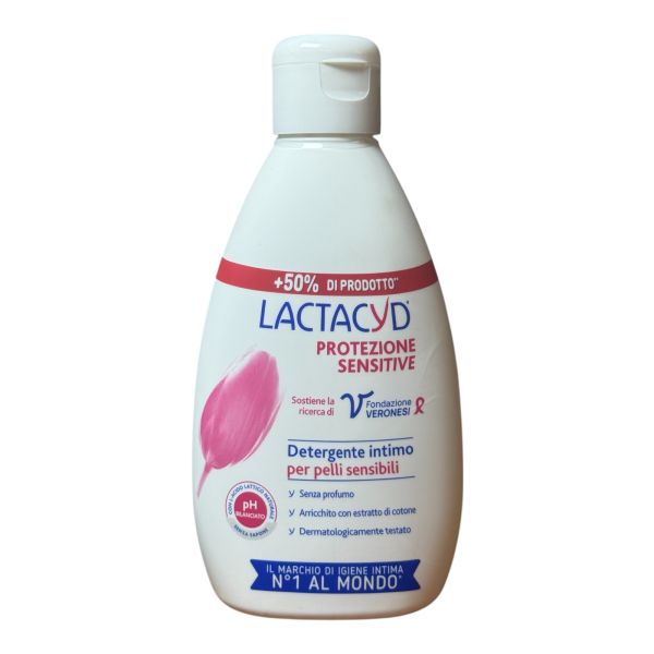 Антибактеріальний гель для інтимної гігієни Lactacyd Protezione sensitive 300ml