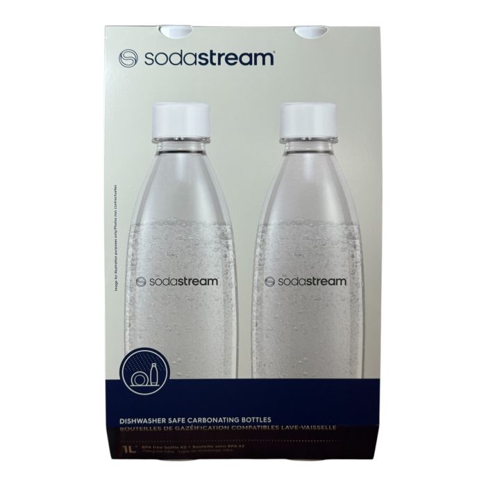 ПЛЯШКИ ДЛЯ ВОДИ SODASTREAM FUSE 1Л - БІЛІ ДВІ Бутилки