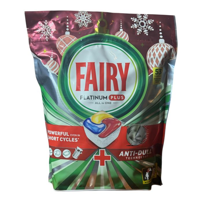 КАПСУЛИ ДЛЯ ПОСУДОМИЙНОЇ МАШИНИ FAIRY PLATINUM PLUS 53 ШТ