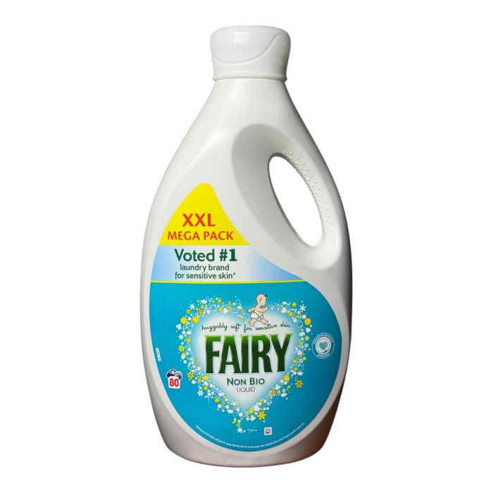 Гель для дитячого прання Fairy Non Bio  Liquid 80 прань, 2.64L
