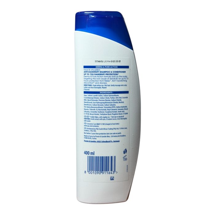 Шампунь + кондиціонер head & shoulders CITRUS FRESH 2in1 ( проти лупи) 400 мл