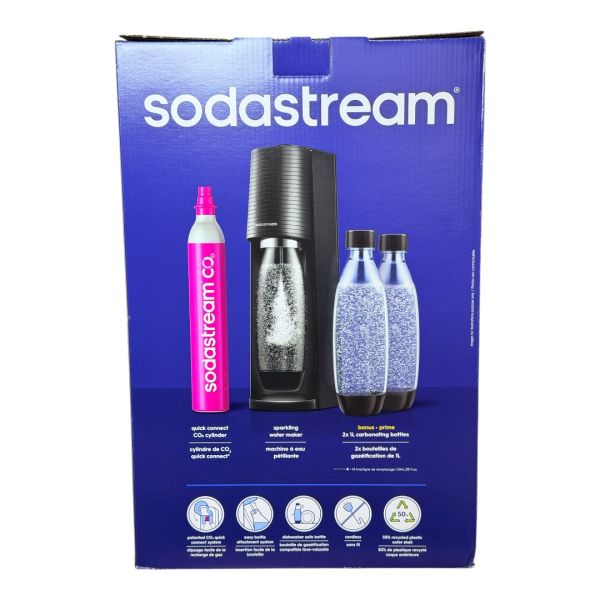 Пристрій SODASTREAM  для газування води + 2 пляшки + 1 циліндр - Terranlv