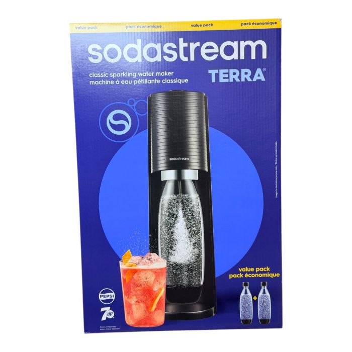 Пристрій SODASTREAM  для газування води + 2 пляшки + 1 циліндр - Terranlv